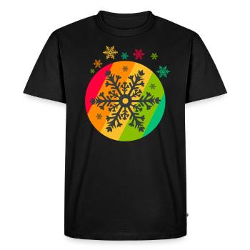 winter - Men's Premium Organic T-Shirt - black - Front - Nico (187cm)