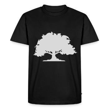 Nature tree - Men's Premium Organic T-Shirt - black - Front - Nico (187cm)