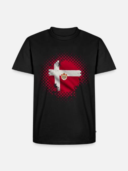 Denmark - Men's Premium Organic T-Shirt - black