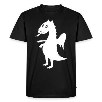 dragon - T-shirt Premium bio Homme - noir - Devant - Nico (187cm)