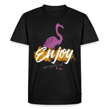 Spring Break - T-shirt Premium bio Homme - noir - Devant - Nico (187cm)