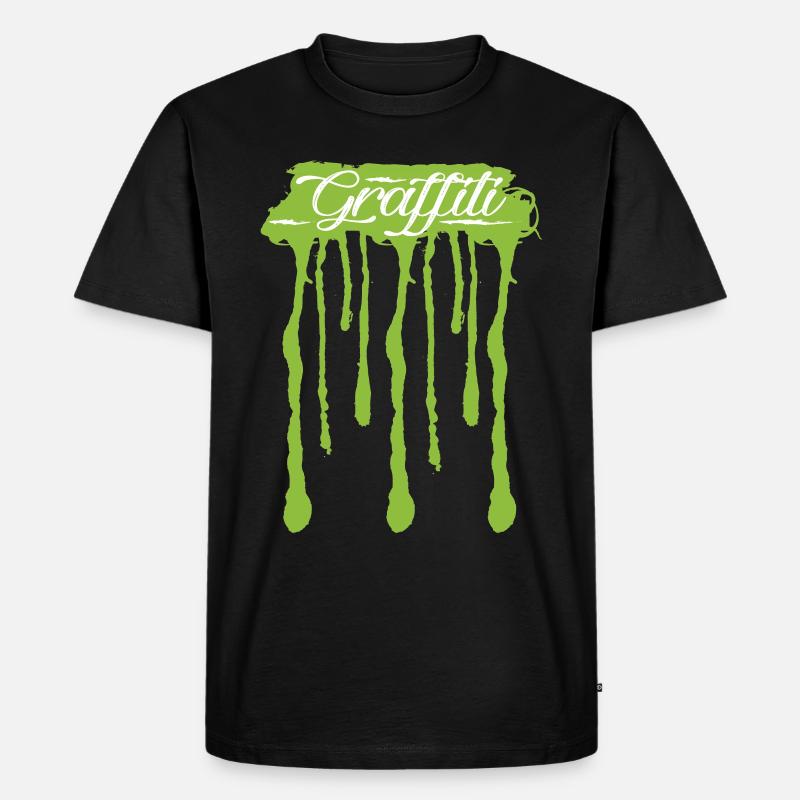 Graffiti graffiti - T-shirt Premium bio Homme - noir