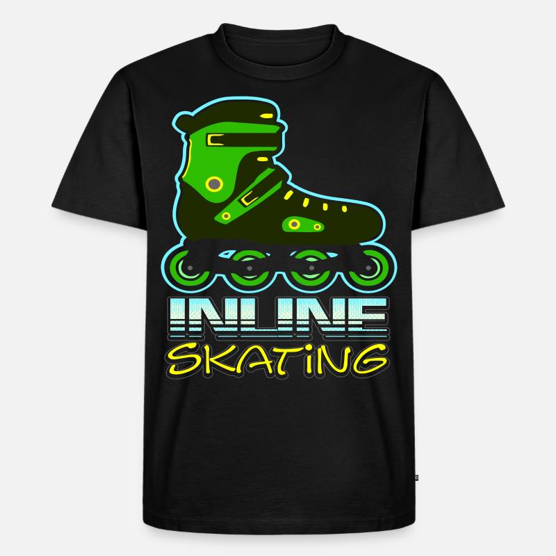 Inline skating - Men's Premium Organic T-Shirt - black