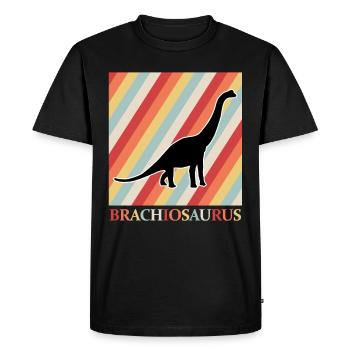 Dino - T-shirt Premium bio Homme - noir - Devant - Nico (187cm)