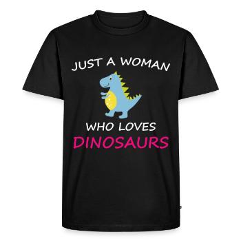 Dino - T-shirt Premium bio Homme - noir - Devant - Nico (187cm)