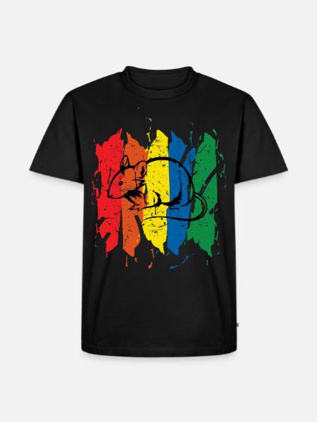 mouse - Men's Premium Organic T-Shirt - black