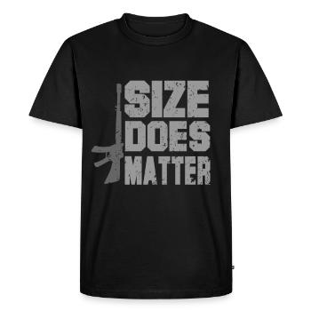 Cuter - T-shirt Premium bio Homme - noir - Devant - Nico (187cm)