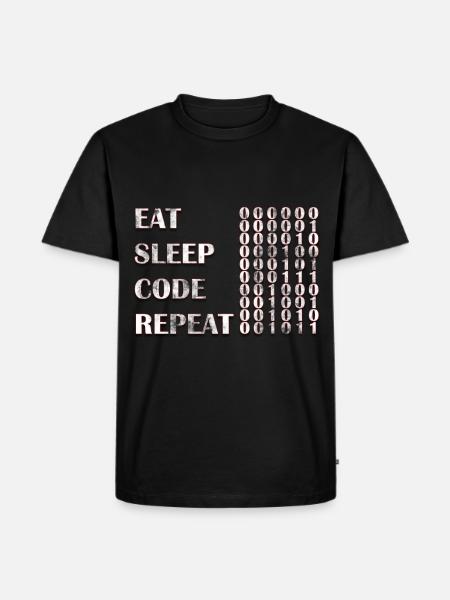 computer programmer - Men's Premium Organic T-Shirt - black