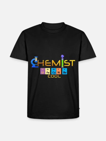 Chemiker - Männer Premium Bio T-Shirt - Schwarz