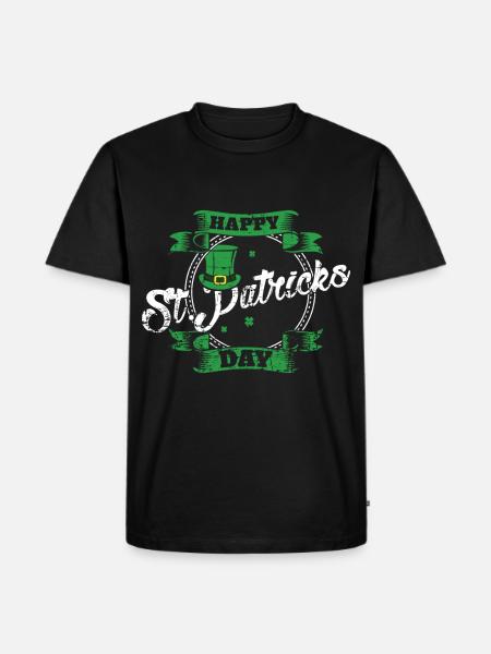 St Patrick's Day - Men's Premium Organic T-Shirt - black