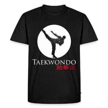 Taek Wondo - T-shirt Premium bio Homme - noir - Devant - Nico (187cm)