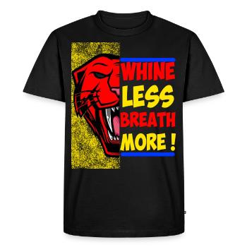 panthère - T-shirt Premium bio Homme - noir - Devant - Nico (187cm)