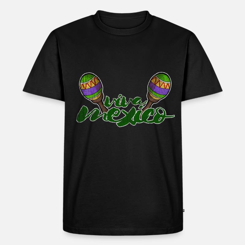 Mexico - Männer Premium Bio T-Shirt - Schwarz