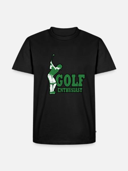 Golf - Golfing - Golfers - Men's Premium Organic T-Shirt - black