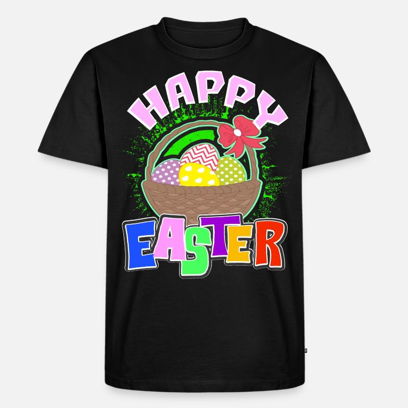 Ostern - Männer Premium Bio T-Shirt - Schwarz