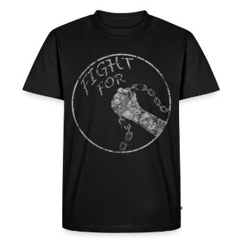 Élections des politiciens et des politiciens - T-shirt Premium bio Homme - noir - Devant - Nico (187cm)
