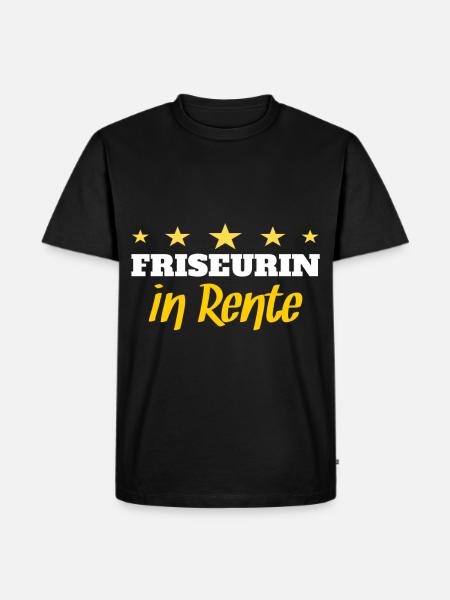 Friseur - Männer Premium Bio T-Shirt - Schwarz