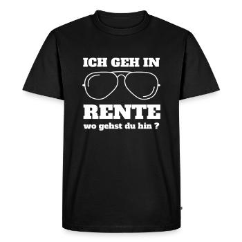 Retired T-Shirt 2019 - Men's Premium Organic T-Shirt - black - Front - Nico (187cm)