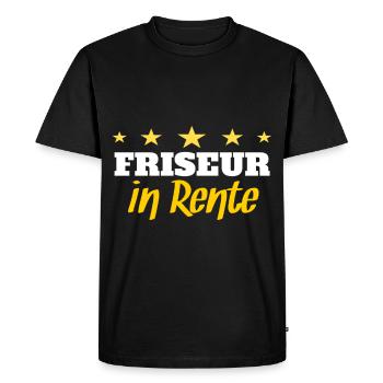 hair stylist - Men's Premium Organic T-Shirt - black - Front - Nico (187cm)