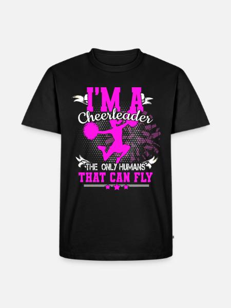 Cheerleader - Männer Premium Bio T-Shirt - Schwarz