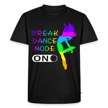 Break Dance Hip Hop Dancing Rhythm Music Gift - Men's Premium Organic T-Shirt - black - Front - Nico (187cm)