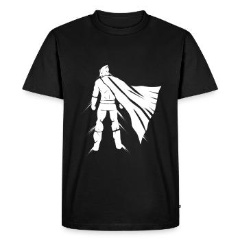 Super-héros - T-shirt Premium bio Homme - noir - Devant - Nico (187cm)
