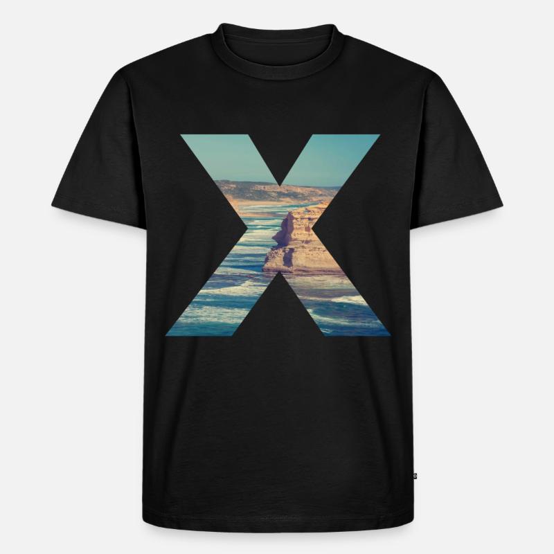 Sommerurlaub - Männer Premium Bio T-Shirt - Schwarz
