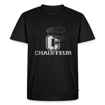 Chauffeur driver - Men's Premium Organic T-Shirt - black - Front - Nico (187cm)