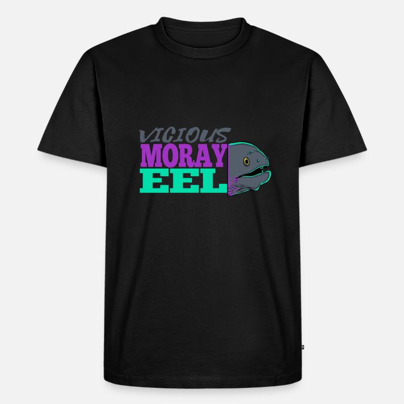 Moray eel eel evil - Men's Premium Organic T-Shirt - black