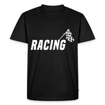 Motorsport - T-shirt Premium bio Homme - noir - Devant - Nico (187cm)