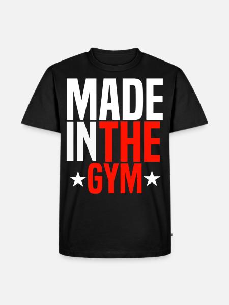 Gym - Men's Premium Organic T-Shirt - black