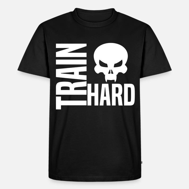 Training - Männer Premium Bio T-Shirt - Schwarz