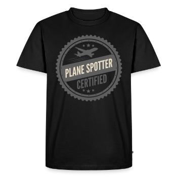 planespotter - T-shirt Premium bio Homme - noir - Devant - Nico (187cm)