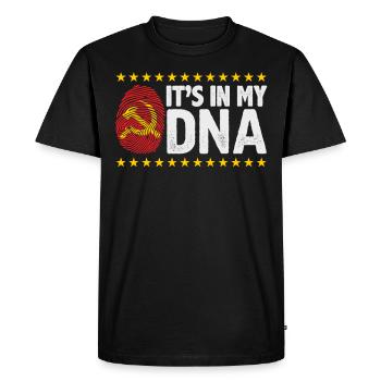 USSR soviet union communism communist soviet - Men's Premium Organic T-Shirt - black - Front - Nico (187cm)