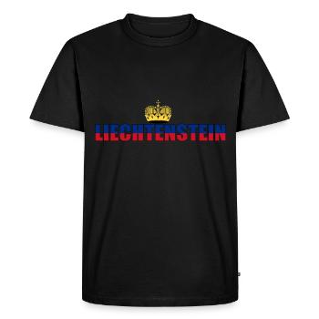 Principauté de Liechtenstein - T-shirt Premium bio Homme - noir - Devant - Nico (187cm)