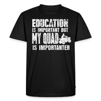 Quad Motorsport - T-shirt Premium bio Homme - noir - Devant - Nico (187cm)