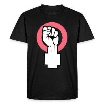 femmes révolutionnaires femmes power féministe - T-shirt Premium bio Homme - noir - Devant - Nico (187cm)