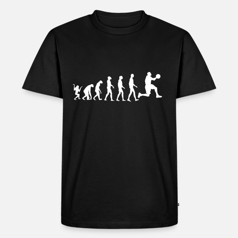 Evolution du basket - T-shirt Premium bio Homme - noir