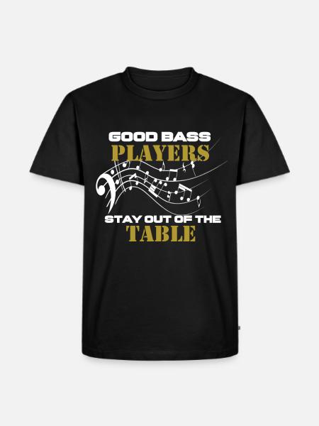 Basse musique basse - T-shirt Premium bio Homme - noir