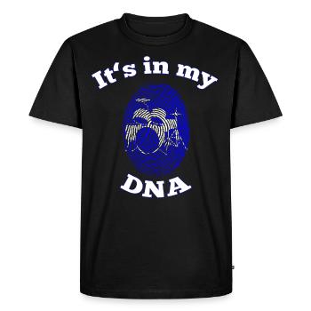 Percussionniste batteur Drummer Batterie - T-shirt Premium bio Homme - noir - Devant - Nico (187cm)