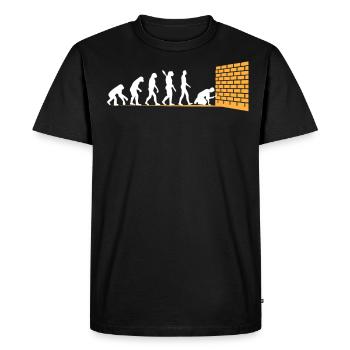 Cadeau de rénovation artisanale artisan maçon - T-shirt Premium bio Homme - noir - Devant - Nico (187cm)