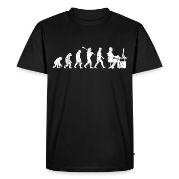 Gaming Evolution Gift - Men's Premium Organic T-Shirt - black - Front - Nico (187cm)