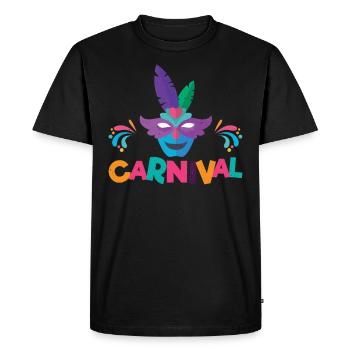 Carnaval carnaval carnaval de nuit Helau costume cadeau - T-shirt Premium bio Homme - noir - Devant - Nico (187cm)