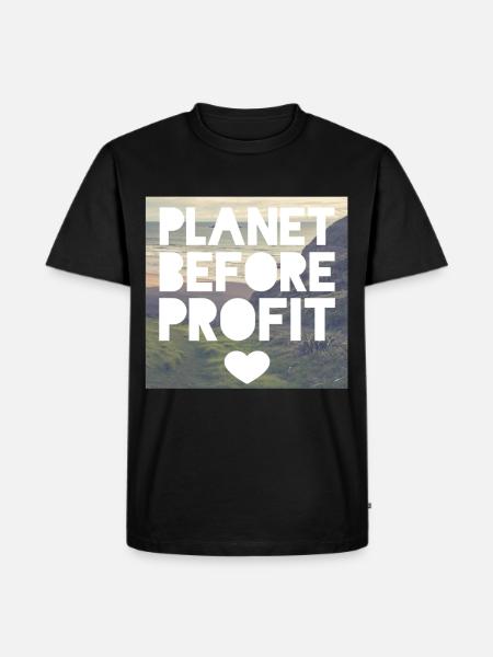 environmentalist - Men's Premium Organic T-Shirt - black