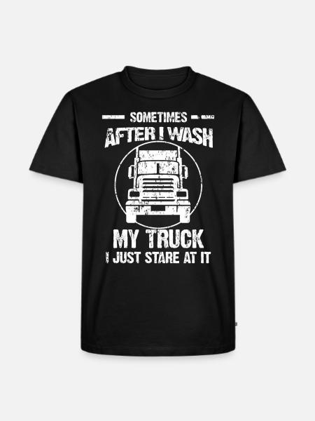 Lorry - Men's Premium Organic T-Shirt - black