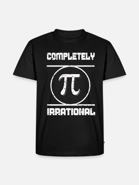 Math math mathematician experiment gift - Men's Premium Organic T-Shirt - black