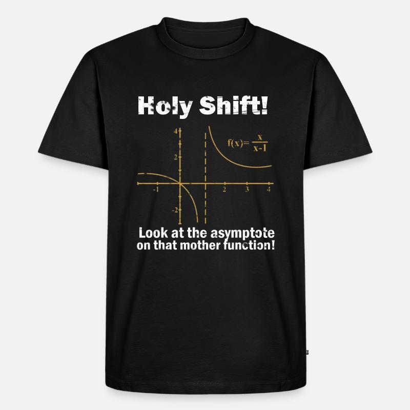 Mathematik Mathe Mathematiker Experiment geschenk - Männer Premium Bio T-Shirt - Schwarz