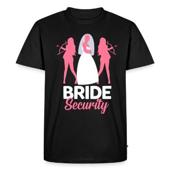 Bride Hen Party Maid of Honor Gift - Men's Premium Organic T-Shirt - black - Front - Nico (187cm)