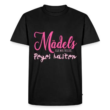 Mädels Team T Shirt Frauenpower für den Urlaub - T-shirt Premium bio Homme - noir - Devant - Nico (187cm)