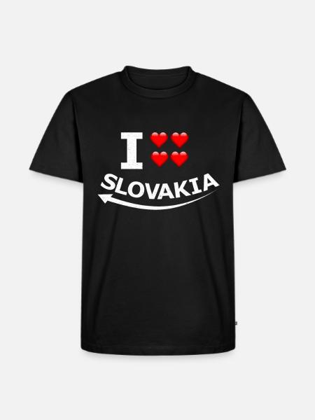 Slowakei - Men's Premium Organic T-Shirt - black